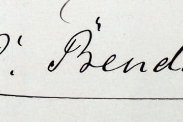 Unterschrift R. Benda