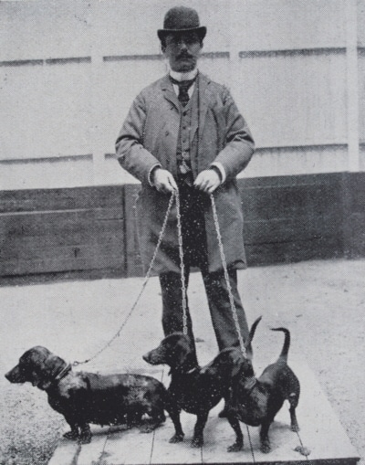 Emil Ilgner auf der Hundeausstellung zu Brüssel 1891